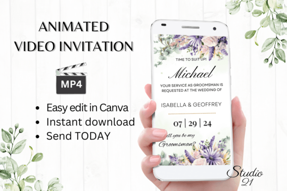 Digital Groomsman Proposal W3412GM: A Modern Script for Meaningful Asks
