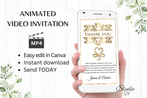 Elegant Minimalism: The W9916TU Wedding Thank You Typeface