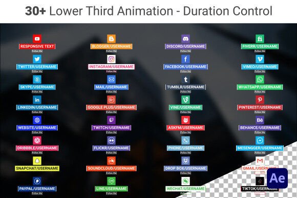 Elevate Your Content with Social Media Lower Third V2