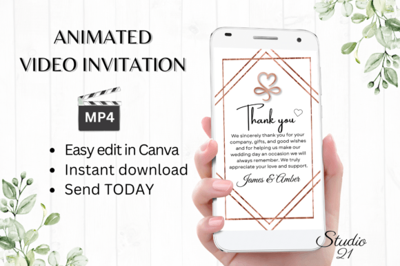 Minimalist Wedding Thank You W9924TU: A Modern Typeface for Elegant Branding