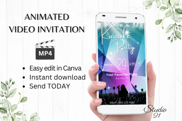 Smartphone Karaoke Party Invitation: Your Instant Digital Celebration